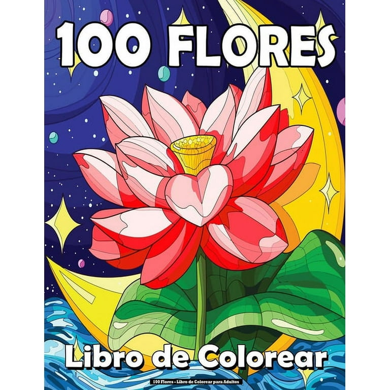 Libros Para Colorear Para Adultos: Mandala Flores Paginas Para