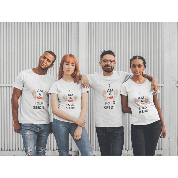100 Fold Seed (BL)Unisex Jersey Short Sleeve T-Shirt