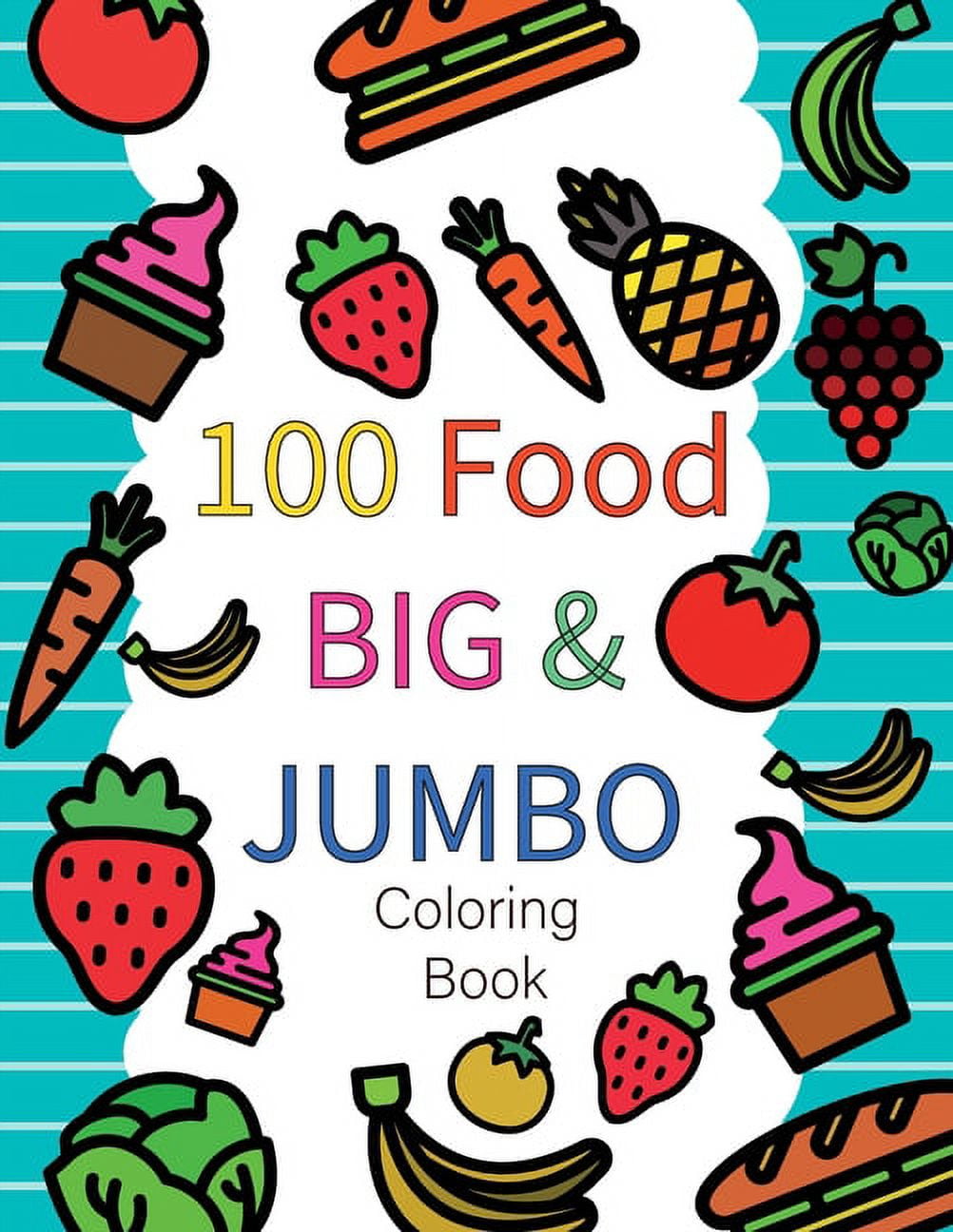 Jumbo Coloring Book for Toddlers: Over 100 pages of  