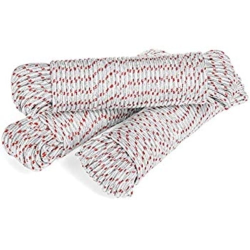 100 Foot 490 Gram Poly Braided Rope (Available in a pack of 2)