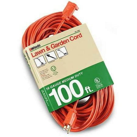 100 Foot Orange Outdoor Cord