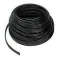 thumbnail image 1 of 100 Ft - 3/8 In Expandable Braided Cable Sleeving, PET Cable Management, Wire Wrap Loom Tube, Black, 1 of 6
