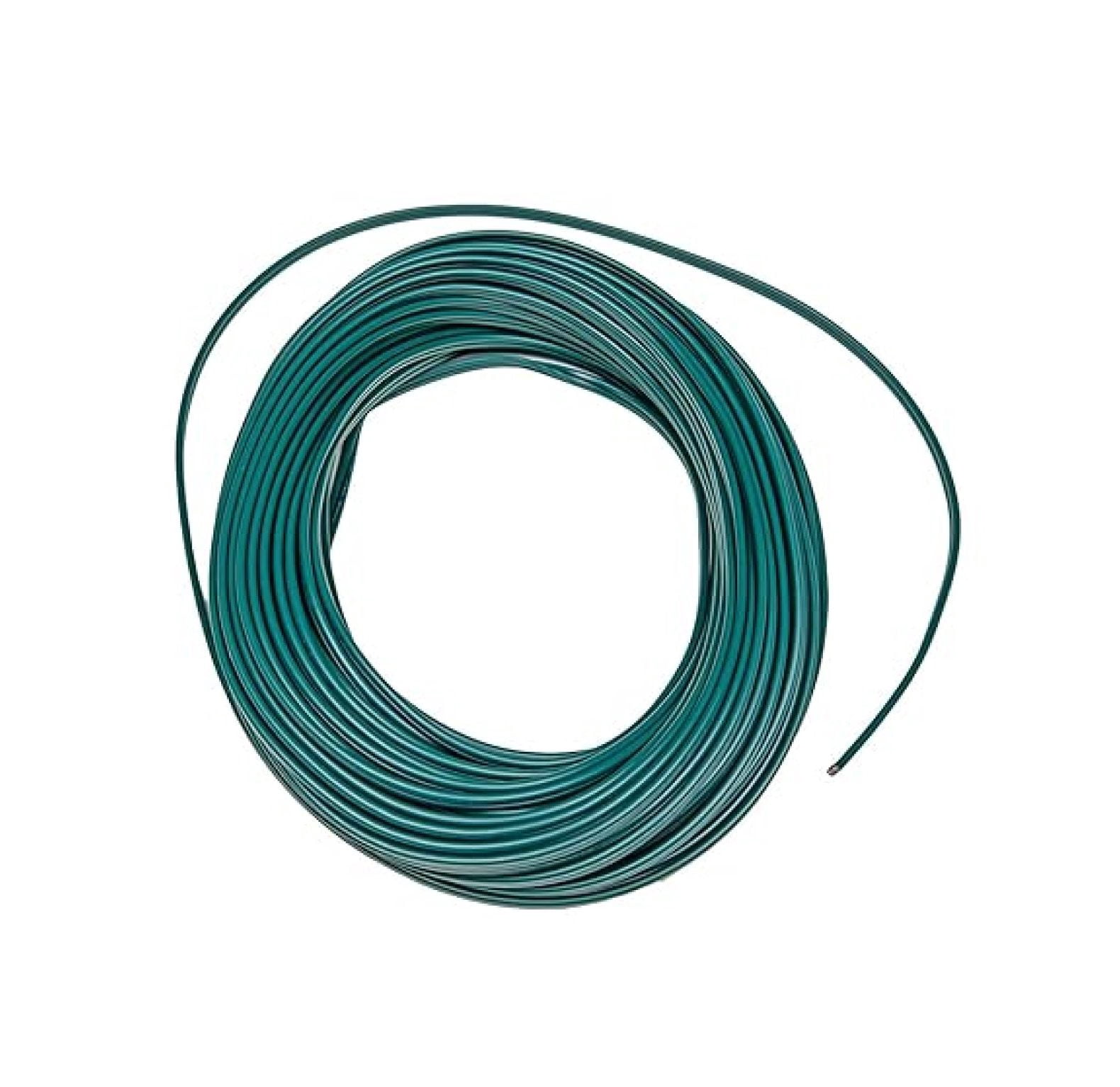 100 Ft Green SPT-1 Wire, Gauge 2-Conductor Zip Cord SPT-1, Ul Listed, Max 8a 960w