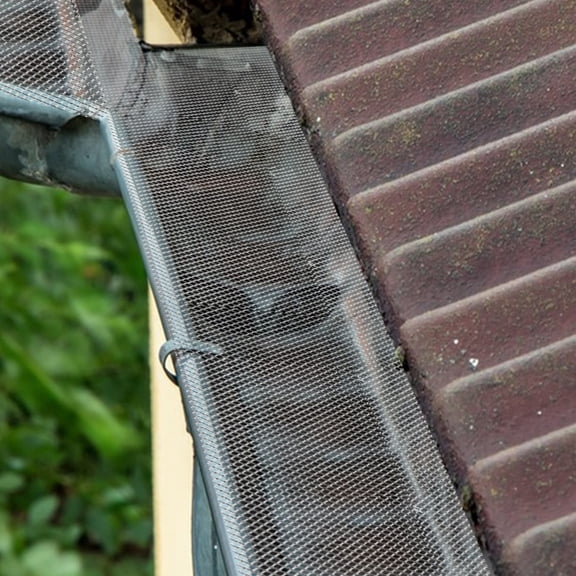 100 Ft Gutter Guard Mesh, 5" Aluminum Leaf Filter for Rain Gutters, DIY Roll, Fine Mesh, Prevent Clogging, for House Roof Downspouts, Silver