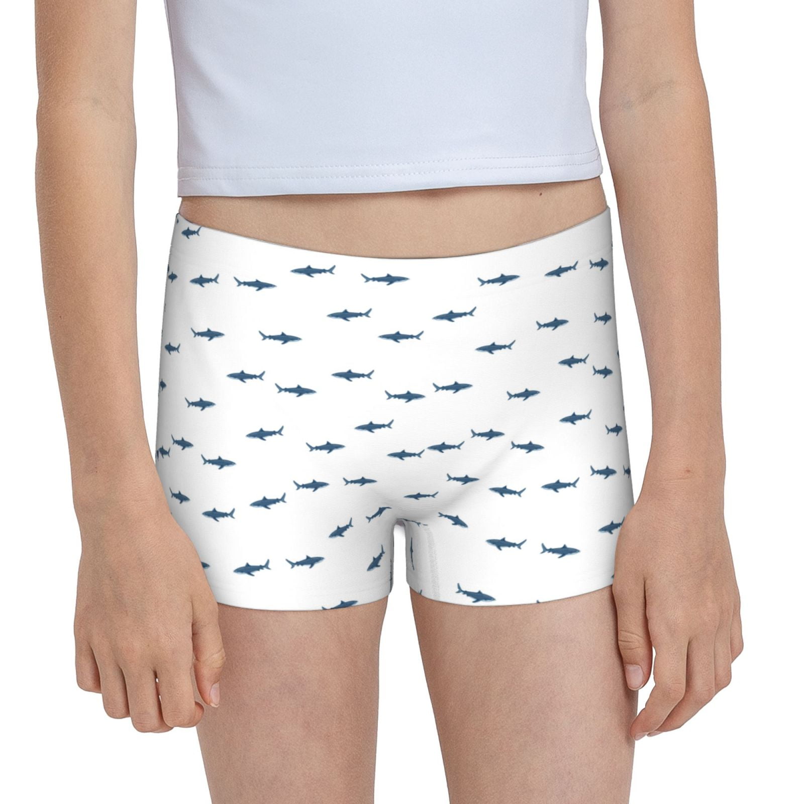 Easygdp Party Shark Cute Girls Hipster Cotton Underwear Little Girls