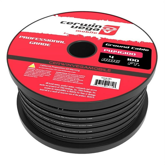 CERWIN-VEGA OFC 4 Gauge Ground Wire - PW4G100