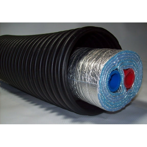 100 Ft of Commercial Grade EZ Lay Five Wrap Insulated 11/2" NB PEX Tubing