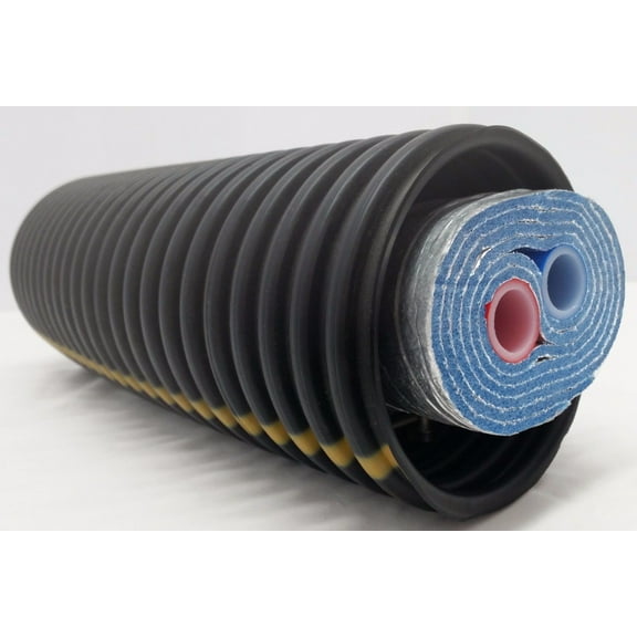 100 Ft of Commercial Grade EZ Lay Five Wrap Insulated 11/4" OB PEX Tubing