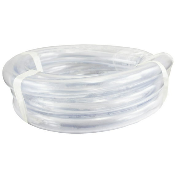 100 Ft x 9/16" ID Low Pressure Clear Flexible PVC Tubing Heavy Duty UV Chemical Resistant Vinyl Hose