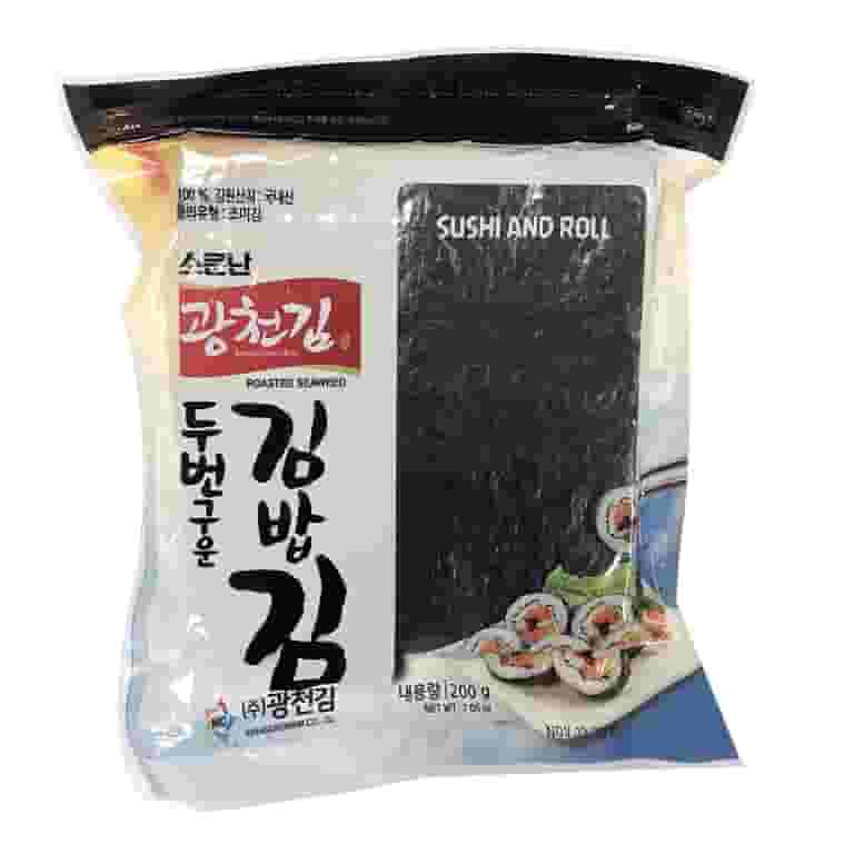 100 Full Size Sheets Resealable Bag Yaki Sushi Nori Roasted 100 Full Size Sheets Resealable Bag Yaki Sushi Nori Roasted