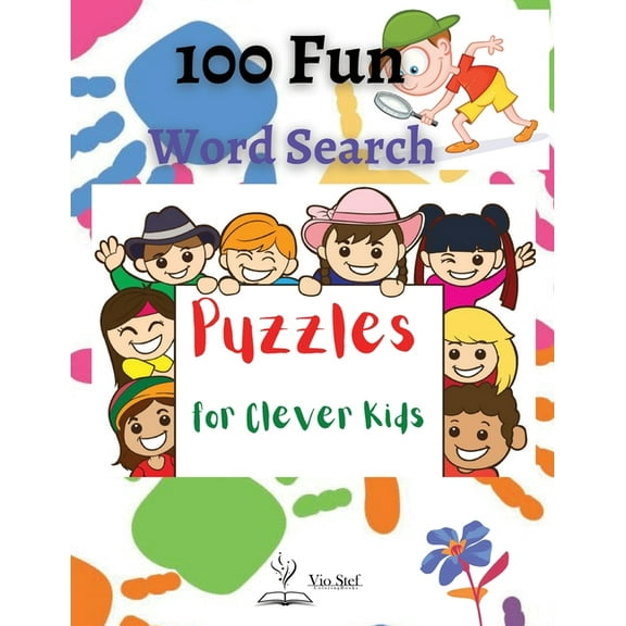 100 Fun Word Search Puzzles for Clever Kids: High Frequency Words Activity Book for Raising Confident Readers