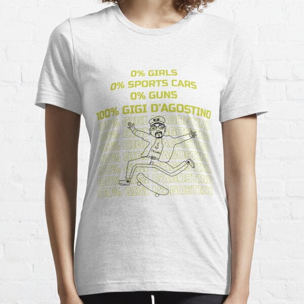 100% GIGI D'AGOSTINO Essential T-Shirt - Walmart.com