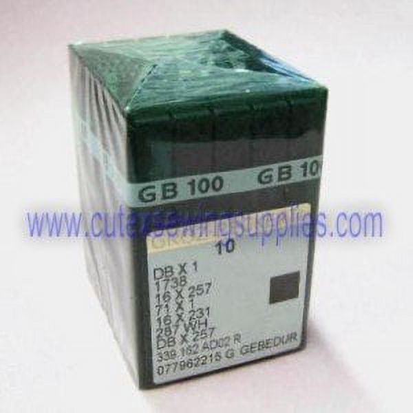 100 Stuks Groz-Beckert DBx1 Gebedur Titanium Naaimachinenaalden - Maat 16/100