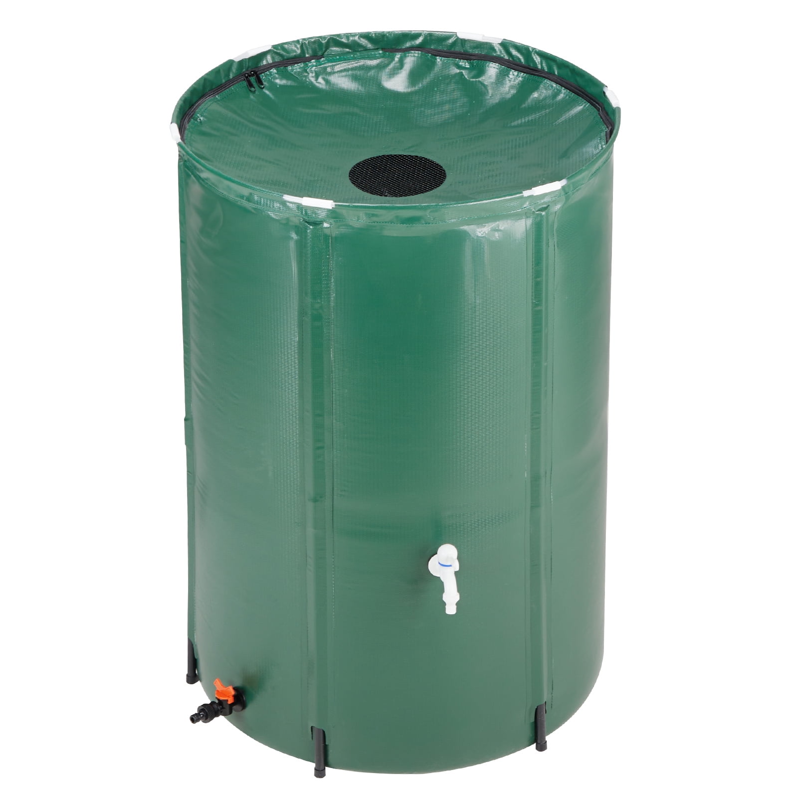 Green 100 Gallon Foldable PVC Rain Barrel