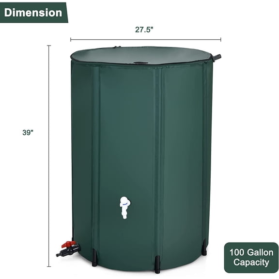 100 Gallon Collapsible Rain Barrel