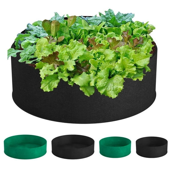 100 Gallon Plant Grow Bags, Raised Garden Planting Beds Pots for Potatoes Vegetables and Fruits