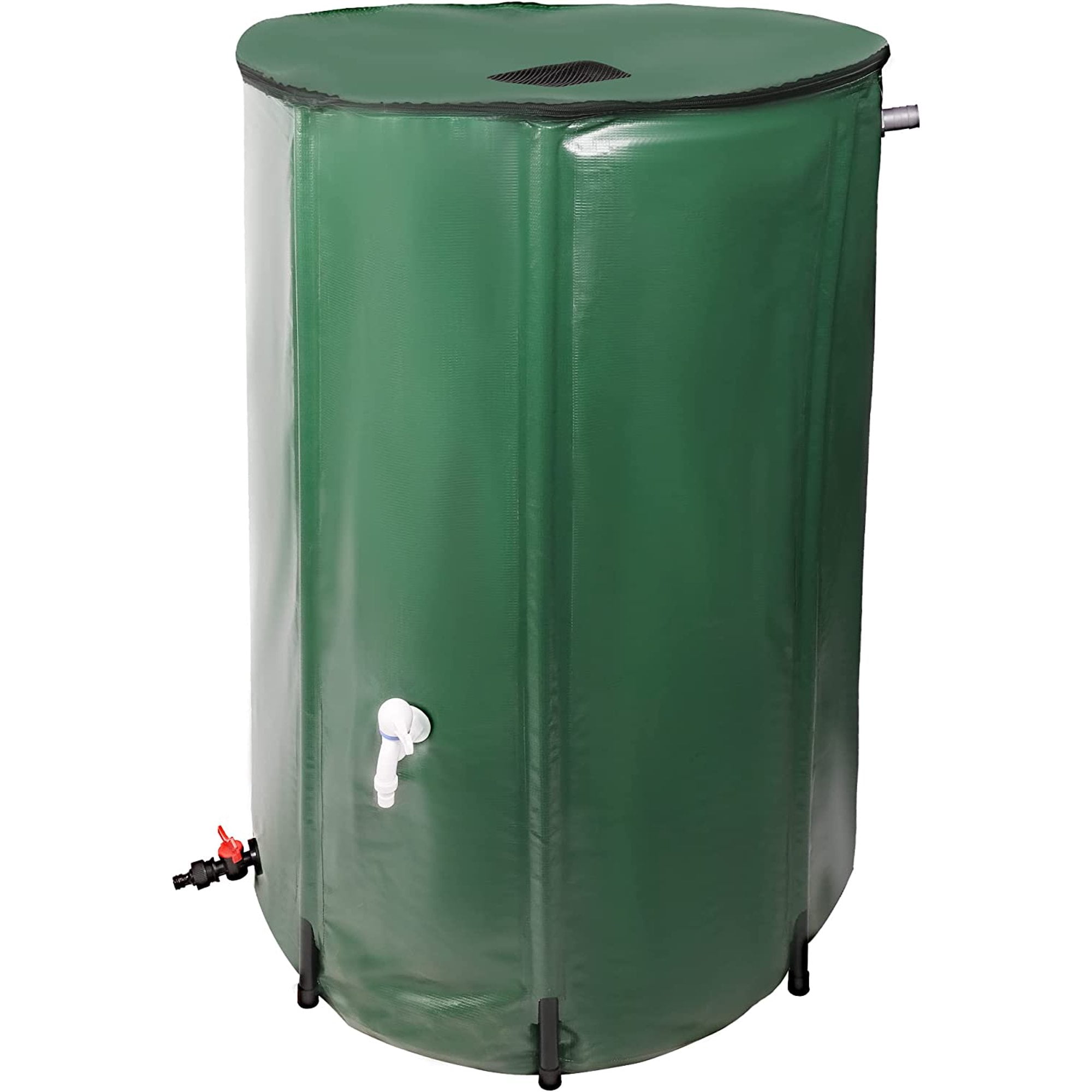 Green 100 Gallon Foldable PVC Rain Barrel