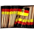 thumbnail image 1 of 100 Germany Eagle Toothpick Flags, 100 Cupcake Flag Toothpicks or Cocktail Picks, 1 of 1