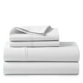 thumbnail image 1 of ABORN 100% Giza Egyptian Cotton 400 Thread Count 4 PC Bedsheet - White, Twin XL 15" Deep Pocket, 1 of 9