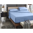 thumbnail image 1 of ABORN Giza Egyptian Cotton bedsheet 400-TC 4 PC Light Split-Head King 40" Split 12" Pocket, 1 of 9
