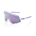 thumbnail image 1 of 100% Glendale Sport Performance Cycling Sunglasses (Polished Translucent Lavender - HiPER Lavender Mirror Lens), 1 of 7