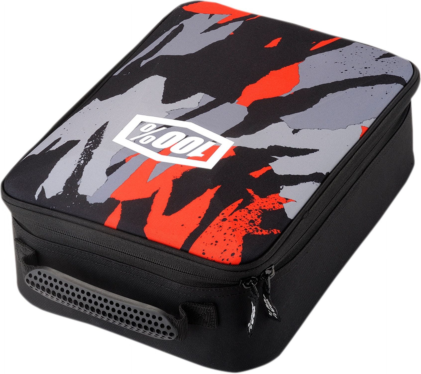 LOUIS Goggle Case - Holds 4 Goggles, Padded, With Lens & GoPro Storage