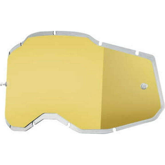 100% Goggle PLUS Replacement Lens - Injected - Compatible with Racecraft 2, Accuri 2, and Strata 2 Goggles