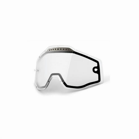 100% Goggle Replacement Lens - Dual Pane Vented - Compatible with Racecraft 1, Accuri 1, and Strata 1 Goggles