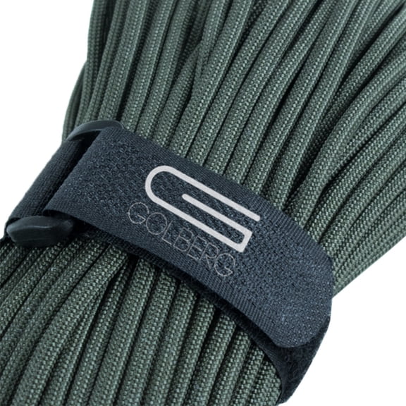 100' - Golberg Type III 7 Strand 550 MIL-C-5040-H Mil Spec Tested Paracord (Parachute Cord) : Outdoor Tie Down Rope - Foliage Green - Made in America