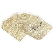 100 Gold Paper Gift Bags Shopping Sales Tote Bags 5 x 7"