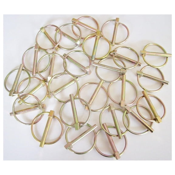 100 Goliath Industrial 1/4" Lynch Pin 3 Point 3PT Hitch Clips Tractor LP14