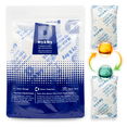 thumbnail image 1 of 100 Gram [5 Packs] "Dry & Dry" Food Safe Orange Indicating(Orange to Dark Green) Mixed Silica Gel Packets - Moisture Absorber Dehumidifiers, 1 of 6