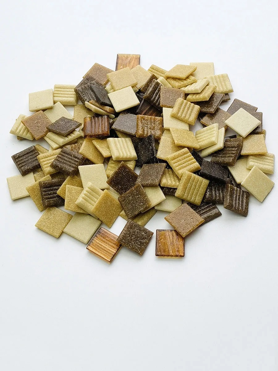 100 Grams Quartz Mosaic Tiles Stone 2*2CM Cutted Irregular Square ...
