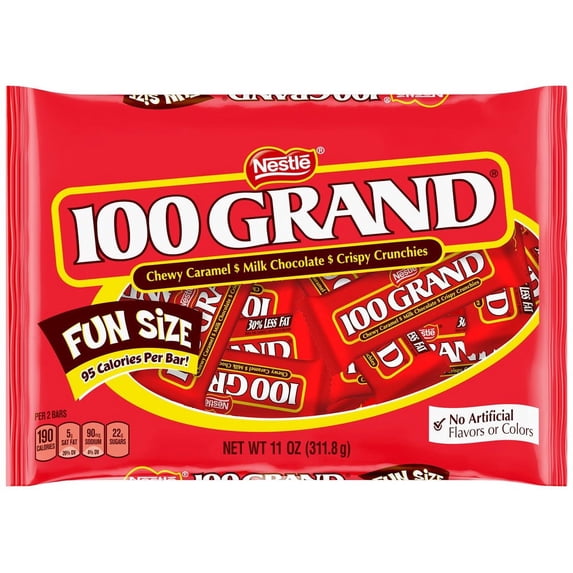 100 Grand Candy Bars 11 Oz.