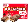 thumbnail image 1 of 100 Grand Ice Cream Bars with Caramel, Crispy Crunchies & Chocolatey Coating, 6 pack, Frozen Dessert, 1 of 11