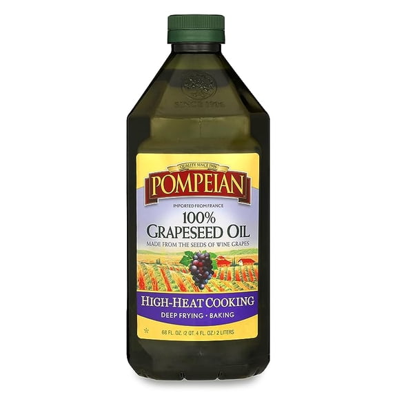 100% Grapeseed Oil, Light and Subtle Flavor, 68 Fl Oz