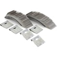 thumbnail image 1 of 100 Grey Hanging Earring Cards Jewelry Display 1.5", 1 of 1