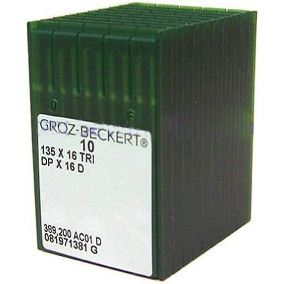 100 Groz-Beckert 135X16TRI DPX16D Walking Foot Machine Leather Sewing Needles (Size 22 (metric 140))