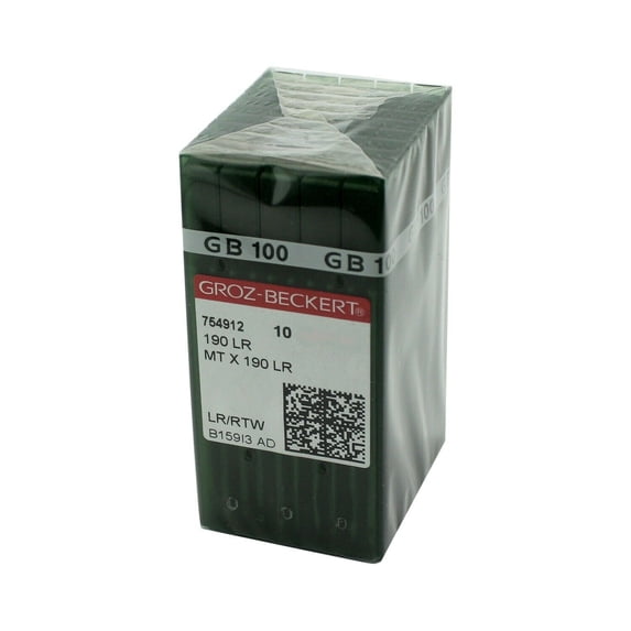 100 Groz-Beckert 190LR MTX190LR Industrial Pfaff Leather Sewing Needles- Assorted Pack