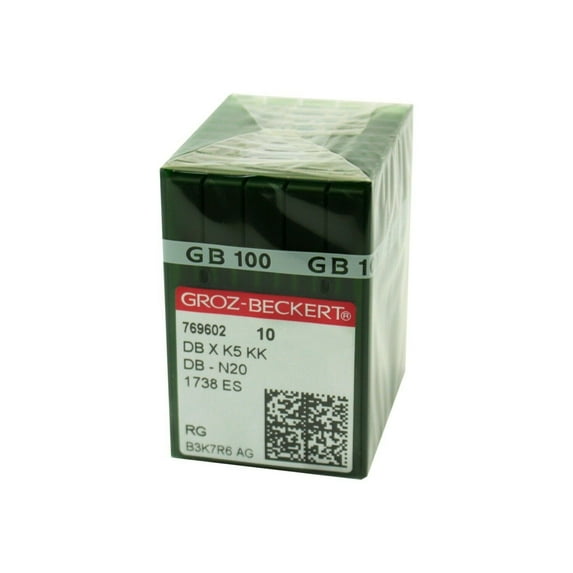 100 Groz-Beckert DBXK5 KK Needles For 3D Embroidery & Sequin-Size 65/9