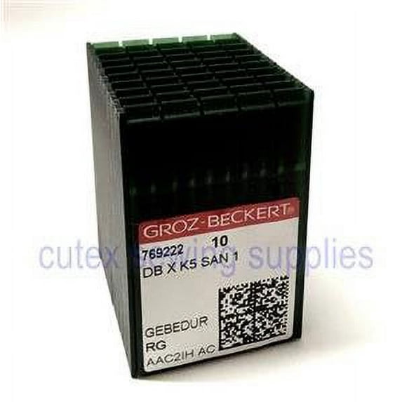 100 Groz Beckert DBXK5 SAN1 GEBEDUR Titanium Coated Embroidery Machine Needles -size 65 / 9