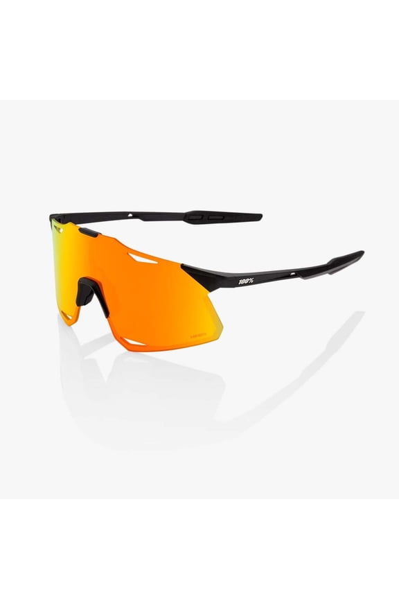 HYPERCRAFT Sport Performance Frameless Sunglasses (Matte Black - HiPER Red Multilayer Mirror Lens)
