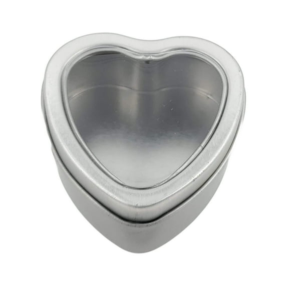 100 - Heart Shaped Boxes / Mint Tin Party Favor Decoration Containers by Fashioncraft