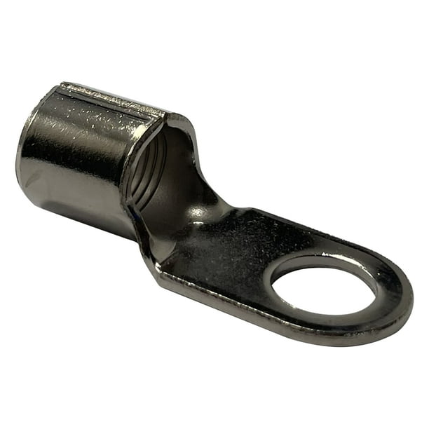 (100) High Temperature NonInsulated Ring Connector 2 Gauge AWG 3/8