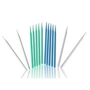 100 Hobby Modeling Paint Brush Set with Fine Tips For Model Car, Truck, Train, Army Figurines, and Collectables for Toy and Hobby - Bendable - Non-Drip Cotton and Felt Tips for Precision Painting