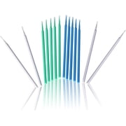 100 Hobby Modeling Paint Brush Set with Fine Tips For Model Car, Truck, Train, Army Figurines, and Collectables for Toy and Hobby - Bendable - Non-Drip Cotton and Felt Tips for Precision Painting