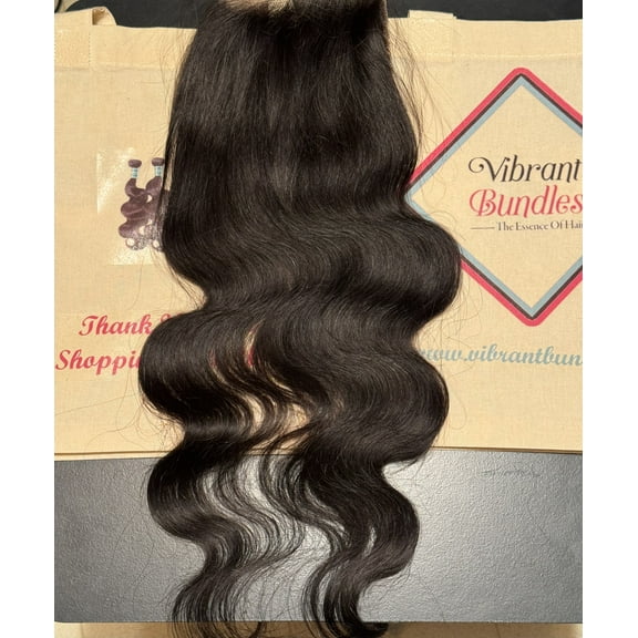 100% Human Hair 20 Inch Body Wave Closures