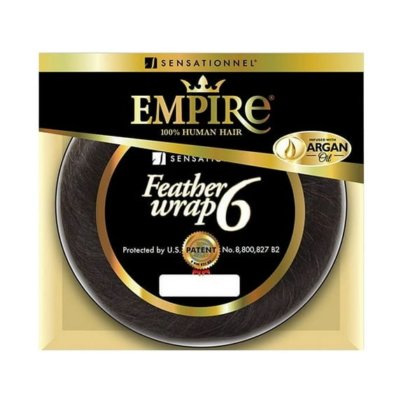 100% Human Hair Feather Wrap 6 By SENSATIONNEL (EMPIREWRAP6) Beauty Supply Products