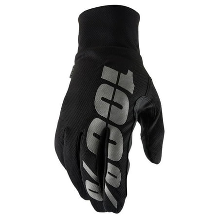 100% Hydromatic Gloves - Black, Full Finger, Small