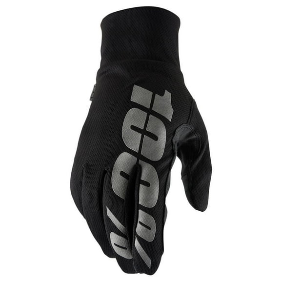 100% Hydromatic Gloves - Black, Full Finger, X-Large